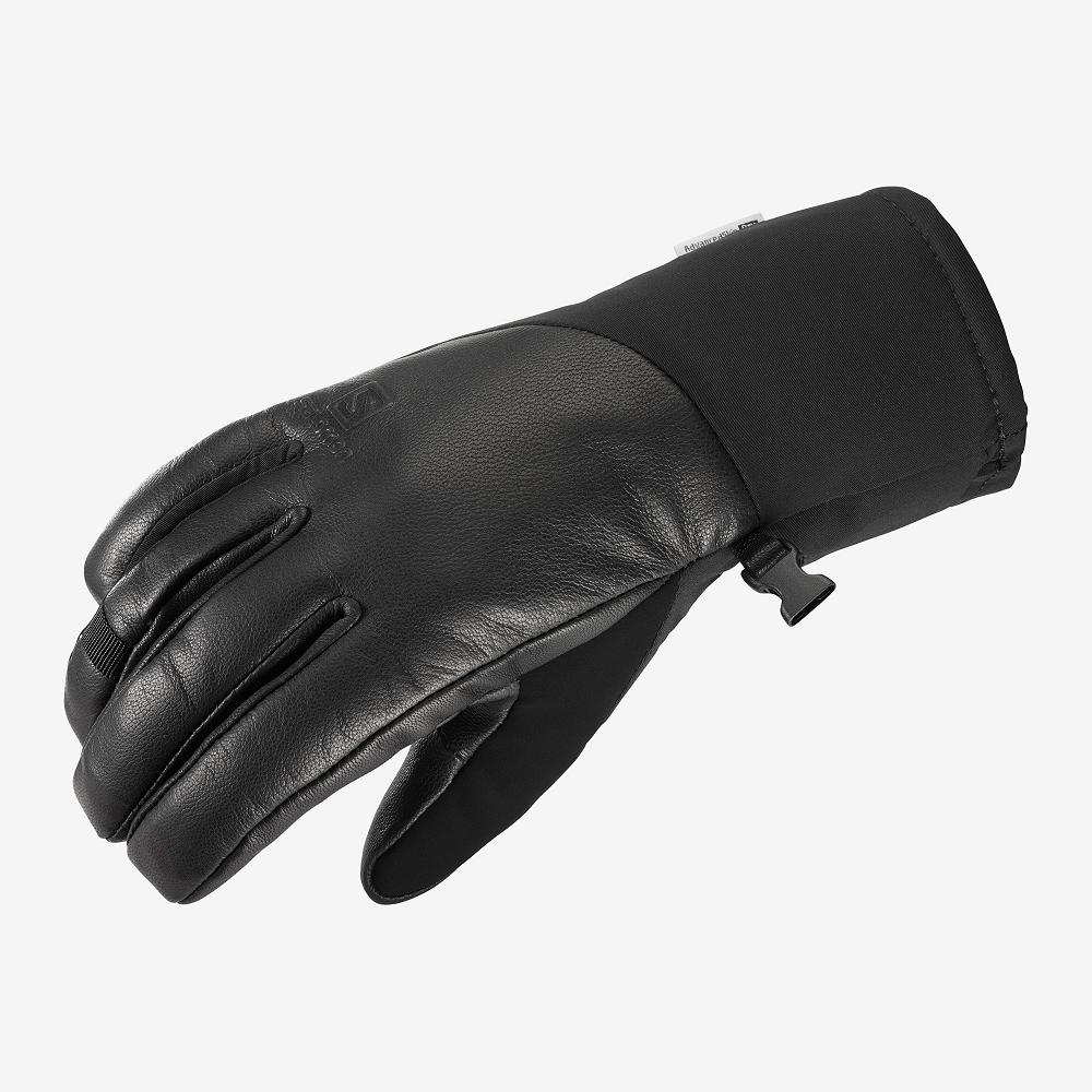 Salomon Singapore Womens Gloves - PROPELLER PLUS W Black | 93512-WKJE